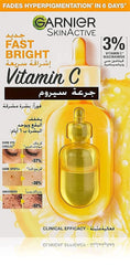 Garnier Serum for Dark Circles, Single Dose, Hyperpigmentation Ampoule, With 3% Vitamin C & Niacinamide, SkinActive Fast Bright, (1 X 1.5ml)