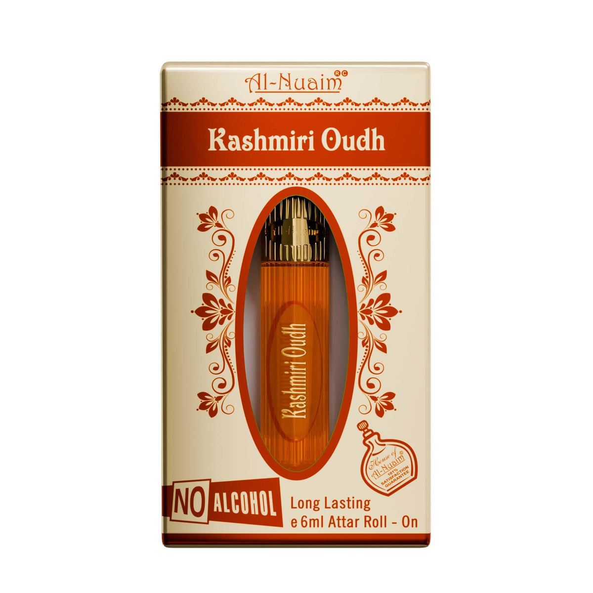 Gold Series Kashmiri Oudh Attar Roll On for Men & Women - Pack of 4 (6ml Each)