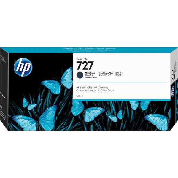 HP 727 300-ml Ink Cartridge (C1Q12A) - Matte Black