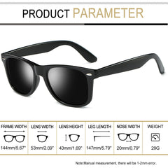 Joopin Polarized Sunglasses Men Women, Classic Square Sun Glasses 100% UV Protection Driving Fishing