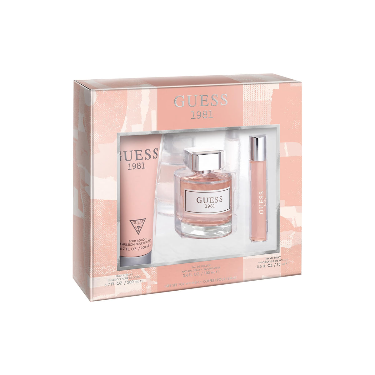 Guess 1981 Eau de Toilette 3-Pieces Gift Set for Women