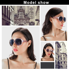 AkoaDa Polarized Sunglasses for Women, UV400 Lens Sunglasses for Female Ladies Fashionwear Pop Polarized Sun Eye Glass
