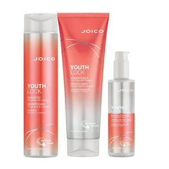 Joico YouthLock Set Formulated With Collagen | Youthful Body & Bounce | Reduce Breakage & Frizz | Soften & Detangle Hair | Boost Shine | Sulfate Free | With Arginine
