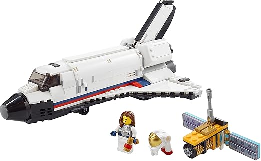 LEGO Creator 3in1 Space Shuttle Adventure 31117 Building Kit (486 Pieces)