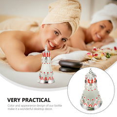 Perfume Spray Hand Soap Bottle: Travel Essential Oil Perfumes Glass Crystal Mist Liquid Hair Water Fragrance Holder 30ML