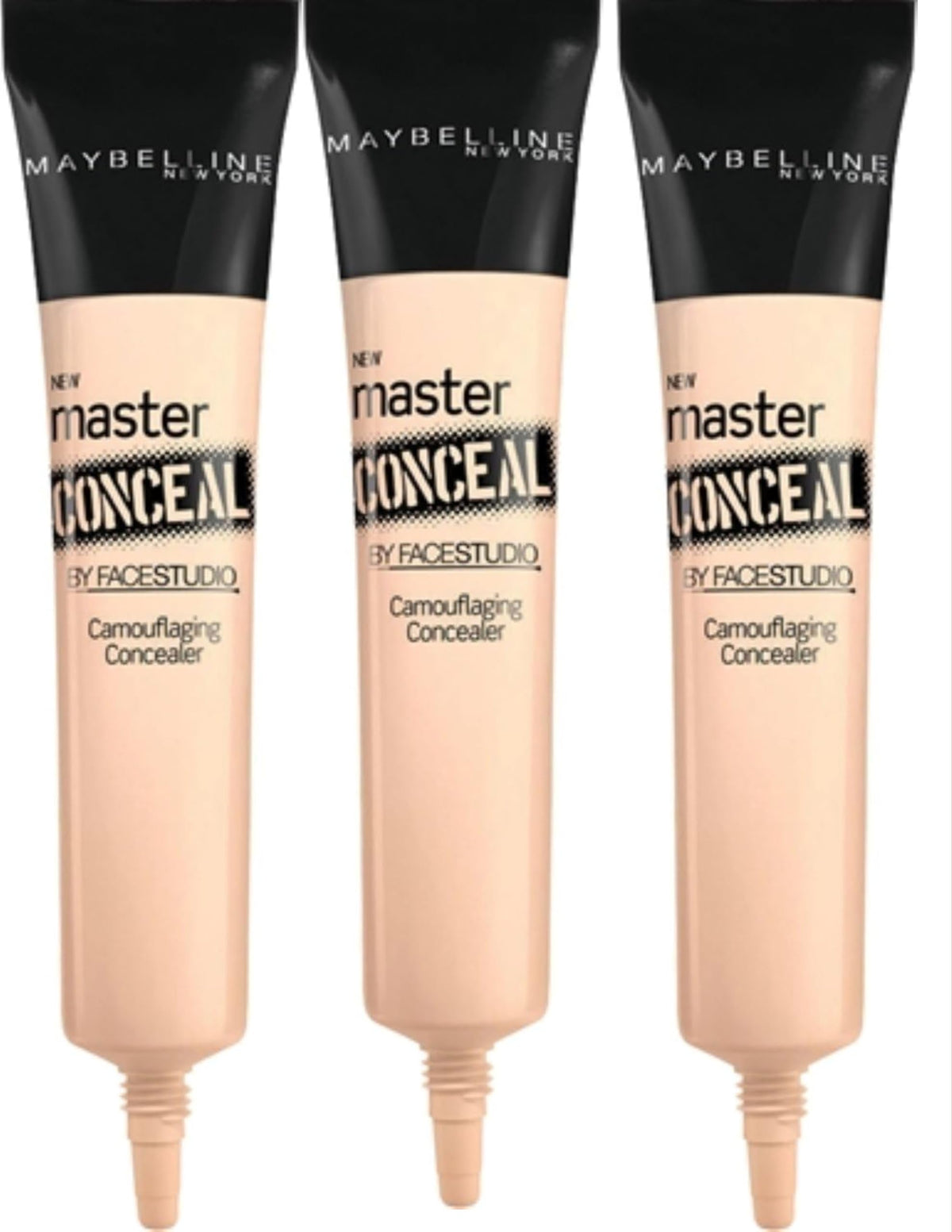 Maybelline New York Master Conceal by Facestudio, Fair [10] 0.40 oz (Pack of 3)