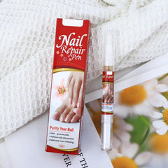 NOVOLAN Nail Repair Pen 4ml Antifungal Solution for Nail Repair, Targets Discoloration Gray & Black Nails, Antibacterial Pen for Nail Care, Enhances Nail Thickness & Cleanliness, Restores Healthy Nail