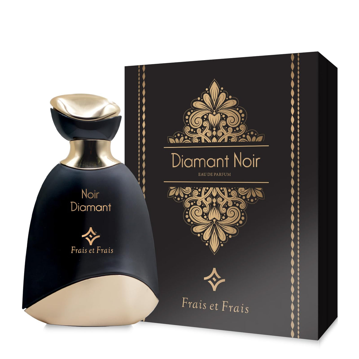 Frais Et Frais Diamant Noir Perfume 100ML - Eau de Parfum - Long Lasting, Premium Unisex Fragrance with Bergamot & Thyme