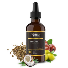 Xotics Sweet Jamila Hair Oil - Natural Kasmere Hair Growth Oil, Enriched with Hempseed, Argan & Coconut Oil, Perfect Hair Oil for curly Frizzy Hair & Dry Hair - Organic Hair Oil for Black women (4oz)