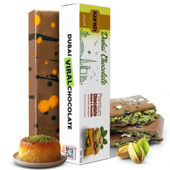 Karish Viral Dubai Chocolate Kunafa with Creamy Pistachio Filling 37g - Freshly Made with 42% Real Chocolate - Arabic Dessert – Pistachio