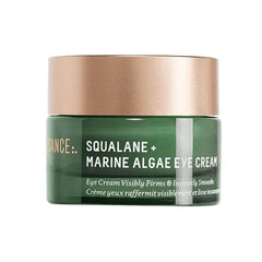 BIOSSANCE Squalane and Marine Algae Eye Cream  Anti-Aging Under Eye Cream for Fine Lines, Wrinkles, and Puffiness  Hydrating & Lifting Formula with Hyaluronic Acid and Paracress Extract  0.5 Ounce