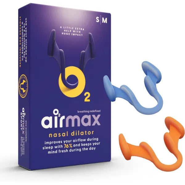AIR MAX Nasal Dilators Trial Pack – Reusable Anti Snoring Device with Enhanced Airflow for Better Breathing & Nasal Congestion Relief