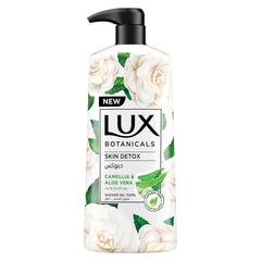 Lux Botanicals Perfumed Body Wash, Skin Detox, Camelia & Aloe Vera, with 100% natural extracts suitable for all skin types, 700ml