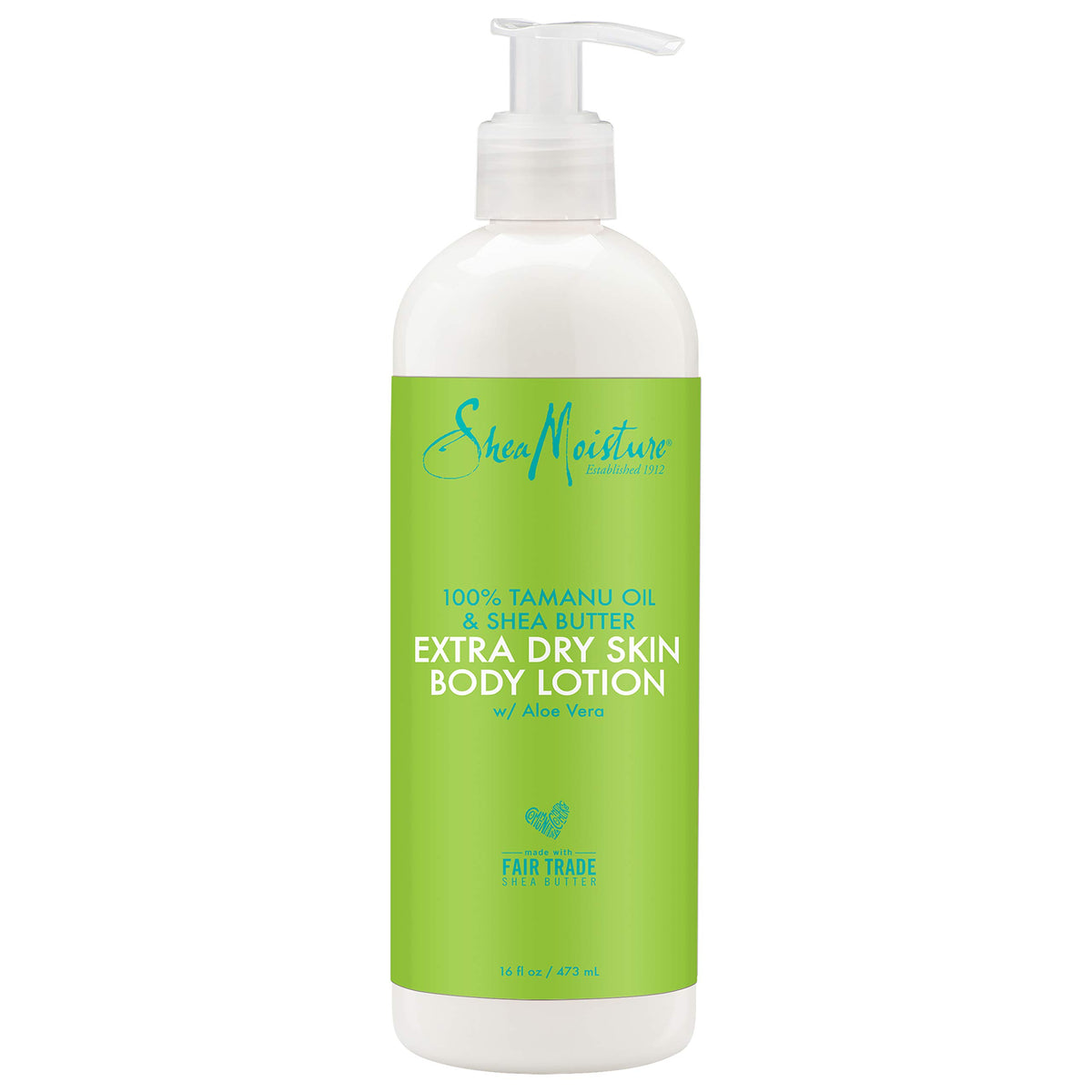 Shea Moisture 100% Tamanu Oil Body Lotion for Extra Dry Skin with Shea Butter, 16 oz