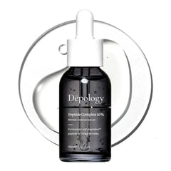 Depology Peptide Complex 10% Wrinkle Defense | Argireline Peptide Serum | Hydrating Face Serum Targets Dynamic Wrinkles | Vitamin C & Hyaluronic Acid Serum 1.01 fl oz
