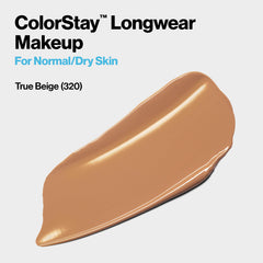 Revlon ColorStay Makeup Foundation for Normal/Dry Skin - 320 True Beige, 1.0oz/30ml
