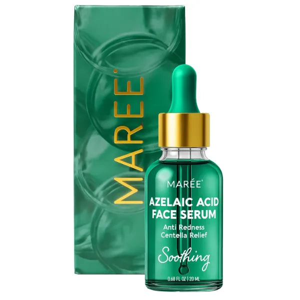MAREE Face Serum 10% Azelaic Acid – Lightweight Formula for Even Texture & Healthy Glow. 0.68 Fl Oz