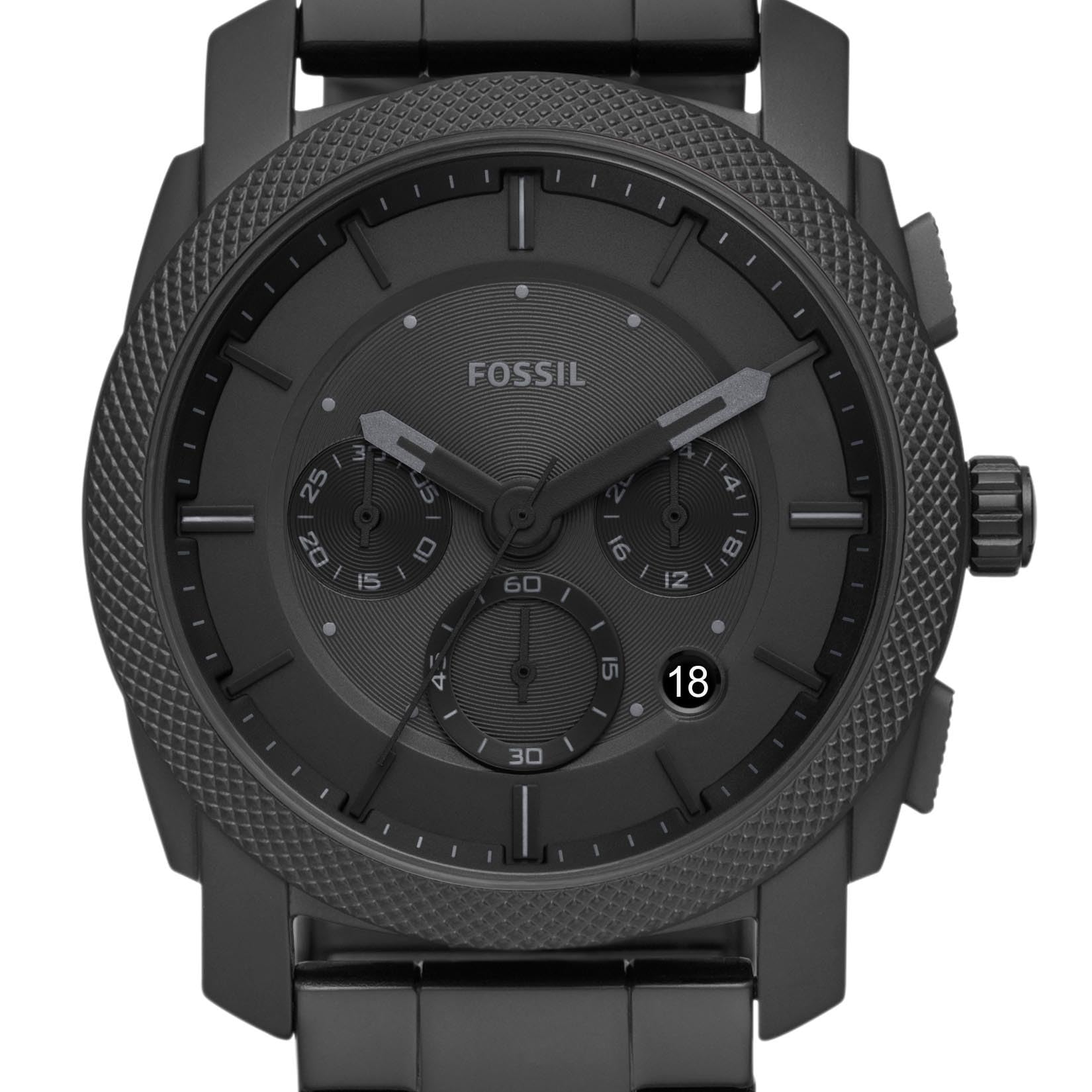 Fossil Machine Chronograph Stainless Steel Watch - FS6015