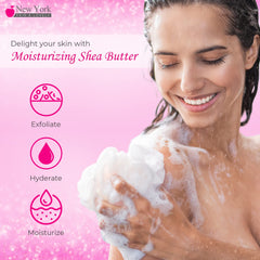 New York Fair & Lovely Brightening Body Wash - Moisturizing Body Wash - Exfoliating Shower Gel - Hydrating Body Wash for Women - Shea Butter Body Wash