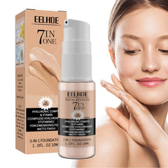 Light Makeup Liquid Foundation,Full Coverage Waterproof Smoothing Foundation | Full Coverage Long-Lasting Matte Foundation