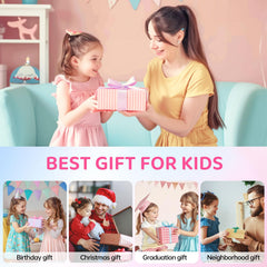 ERTYU Kids Karaoke Microphone Machine for Kids Toys with Wireless Bluetooth Mic Speaker for Toddler Adults Girls Boys Birthday Gifts toys for 4 5 6 7+ Year Old for Family Home Party
