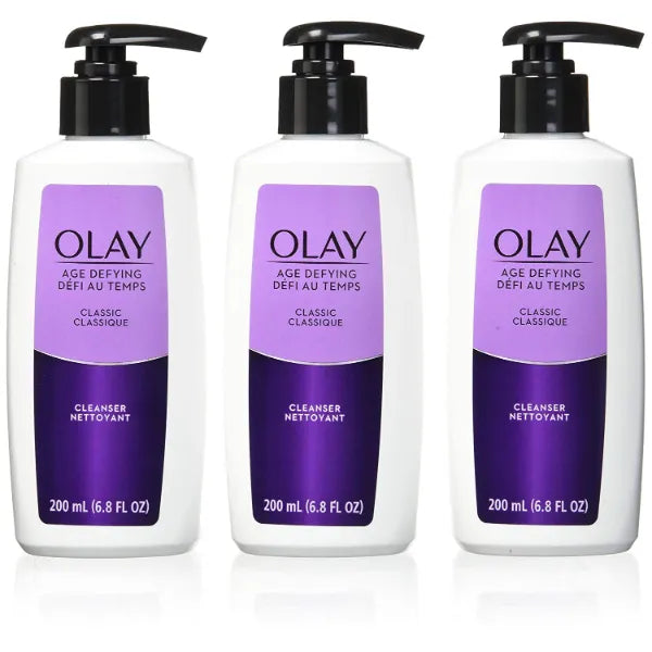 Olay Age Defying Face Wash Classic Facial Cleanser - 6.8 Fl Oz (Pack of 3)