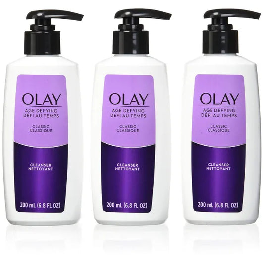 Olay Age Defying Face Wash Classic Facial Cleanser - 6.8 Fl Oz (Pack of 3)