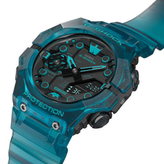 G-Shock Casio Men's GAB001G-2A Clear Green Analog-Digital Watch, Clear Green, One Size, Tap