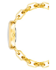 Anne Klein Women's Open Enamel Chain Bracelet Watch, AK/4092