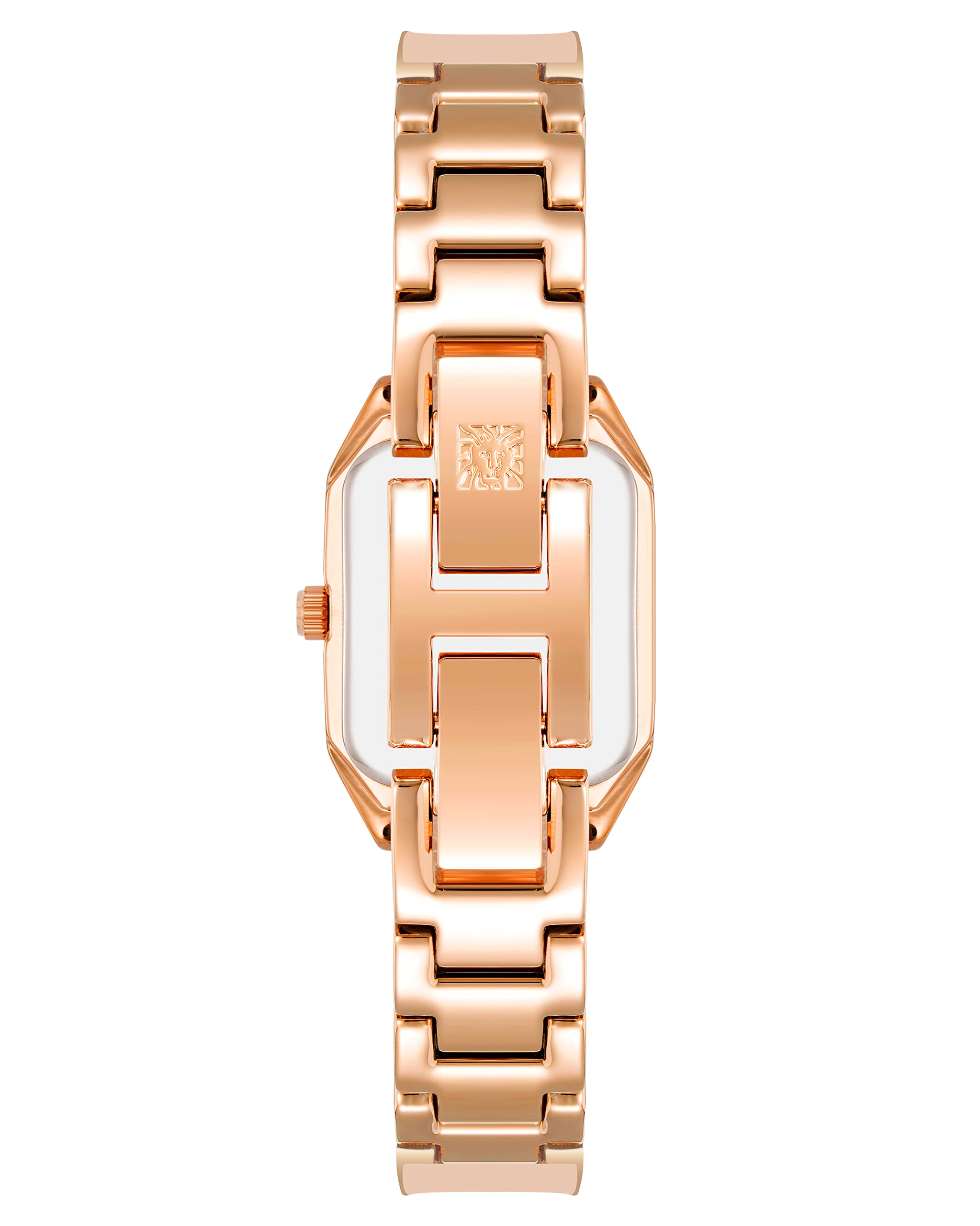 Anne Klein Women's Premium Crystal Accented Bangle Watch, AK/4042, Blush/Rose Gold