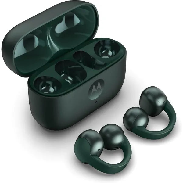 Motorola Moto Buds Loop Open-Ear Wireless Earbuds (XT2545-1) – Pantone Trekking Green