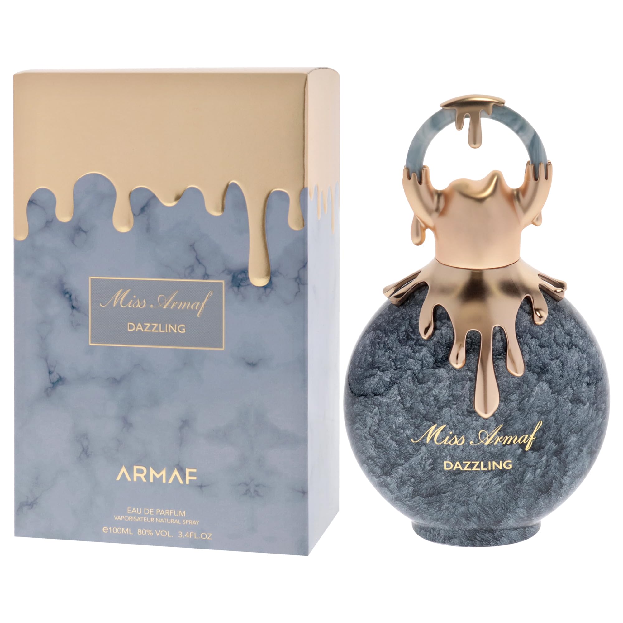 Armaf Perfume for Women Miss Armaf Dazzling Eau De Parfum 100ml For Her, Long Lasting, Fragrance, Grey