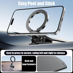 Angju Travel Essentials for Foldable MagSafe Airplane Phone Holder, Universal Hands-Free Plane Phone Holder Travel Essentials for Car, Portable Travel Accessories for iPhone 15/14/13/12 & Magsafe Case