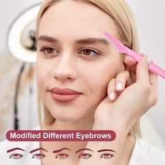 DIKXO Eyebrow Razor, Multipurpose Exfoliating Dermaplaning Tool Razors for Women Face For Women and Man With Precision Cover, Easy to Use