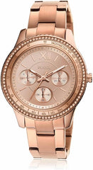 Fossil Stella Sport Analog Rose Gold Dial Women's Watch-ES5106 Multicolor,Gold