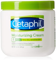 Cetaphil Moisturizing Cream for Dry/Sensitive Skin, Fragrance Free 16 oz