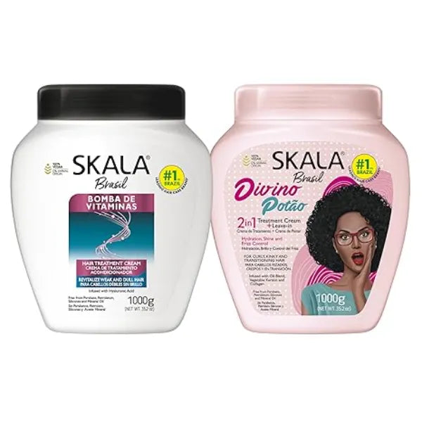 SKALA Hair Treatment Cram Bomba de Vitaminas + Divino Potao