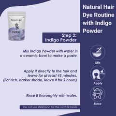 MINATURE Indigo Powder 100% Pure Natural Organically Grown Indigo Powder- For HAIR (227g / (1/2 lb) / 8 ounces)
