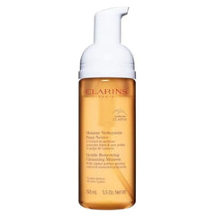 Clarins Gentle Renewing Cleansing Mousse Cleanses, Gently Exfoliates & Refreshes Foaming Mousse Soap No SLS No Dermatologist Tested Exfoliating Tamarind Pulp Extract Rich In AHAs 5.5 Oz