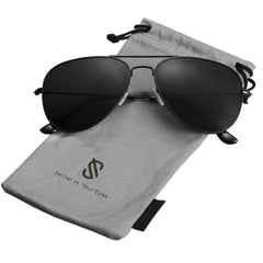 SOJOS Classic Aviator Polarized Sunglasses Mirrored UV400 Lens SJ1054