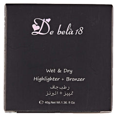 De Bela 18 Wet & Dry Highlighter and Bronzer - 1.36 oz, 02
