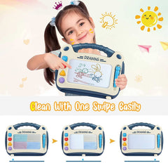 Mumoo Bear Toddler Toys Age 1-2 Year Old Kids, Magnetic Drawing Pad Doodle Board Educational Learning Toys For 1 2 3 Year Old Kids Birthday(Blue)