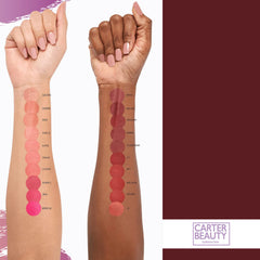Carter Beauty, Ireland. Chocolate Brown Matte Lipstick. Long Wear, Non-Drying & Heavily Pigmented. Word Of Mouth - Josephine