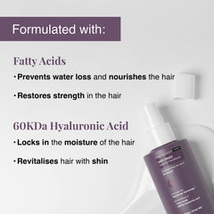 Bare Anatomy Expert Anti-Frizz Leave-In Conditioner For Smooth, Shiny & Great-Smelling Hair Tames Frizz For Upto 24 Hours And Controls Damage With Hyaluronic & Fatty Acids - 150 Ml