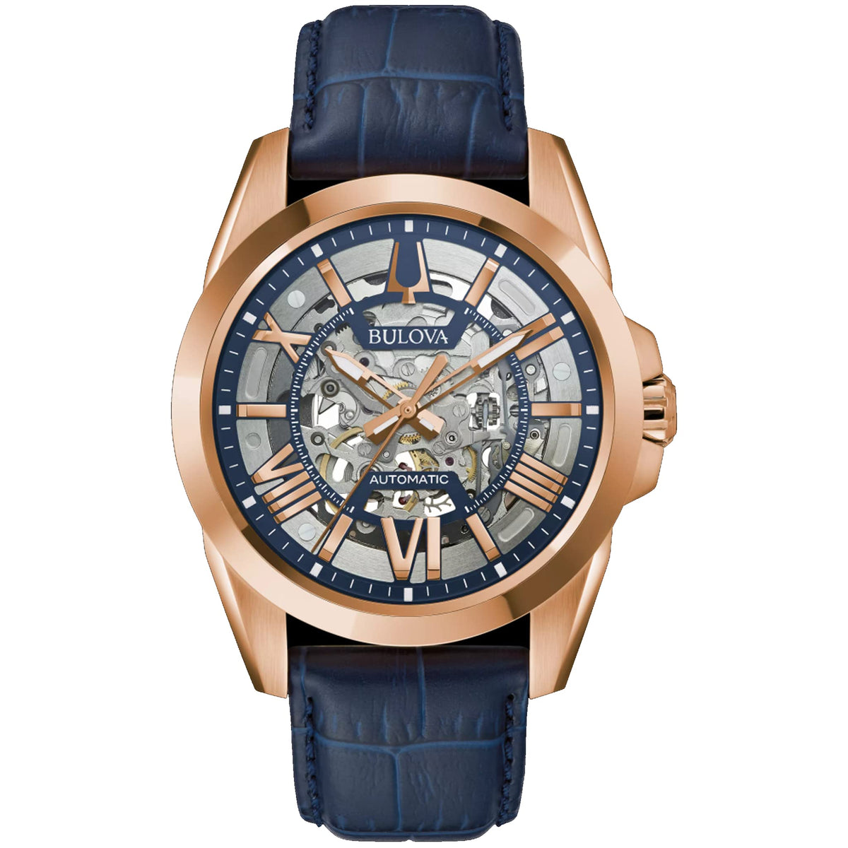 Bulova 97A161 Sutton Analogue Automatic Watch for Men - ‎Blue