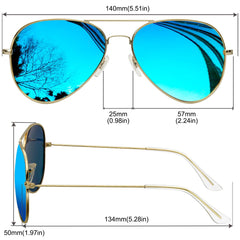KANASTAL Polarized Sunglasses for Women and Men, Metal Frame Sun Glasses Retro Shades for Mens Driving Outdoor Military Style 100% UV400 Protection