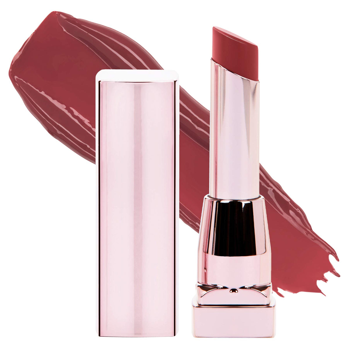 MAYBELLINE (5ml, Scarlet Flame) - Colour Sensational Shine Compulsion Lipstick Makeup, Scarlet Flame, 5ml