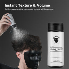 BlackMask 2 Pack Texture Powder for Men, Hair Powder for Men