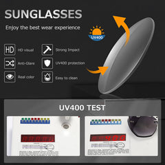 AEVOGUE Sunglasses For Women Oversized Rimless Diamond Cutting Lens Sun Glasses AE0534