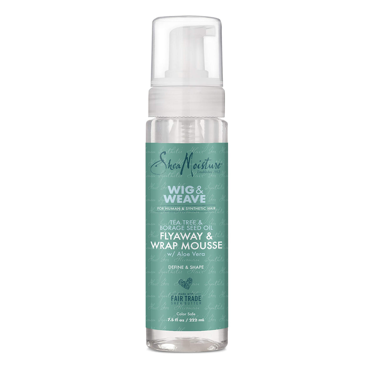 Shea Moisture Mousse for Curly, Textured or Wavy Hair, Tea Tree Oil & Borage Seed Oil, Paraben-Free Styling Mousse, 7.5 oz by Shea Moisture